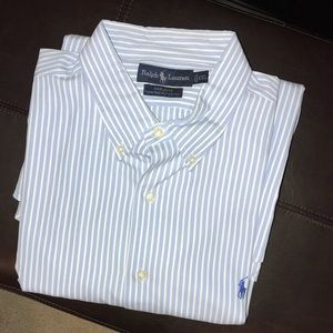 Men’s Button Up Long Sleeve Polo Size XXL EUC